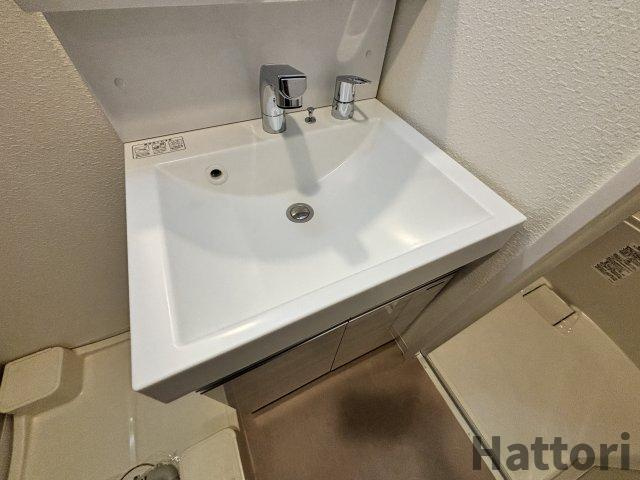 S-RESIDENCE三国WESTの洗面所