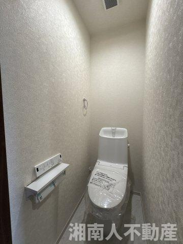 小田原市栢山　新築一戸建てのトイレ|トイレもきれいです