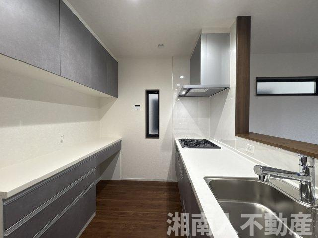 小田原市栢山　新築一戸建てのキッチン|お料理しやすいキッチンです