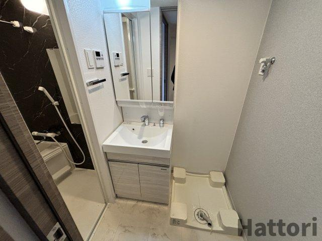 S-RESIDENCE三国WESTの独立洗面台