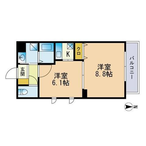 ポポラーレ姪浜の間取り