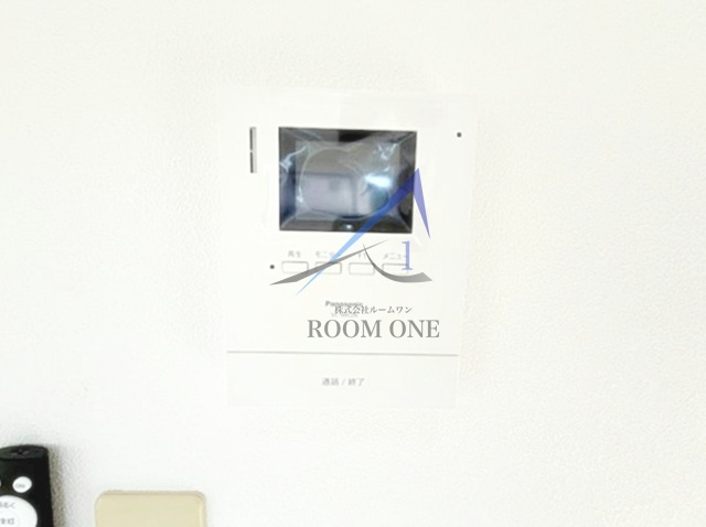 パーシモンハイムアネックスのセキュリティ|モニター付きインターホンです。