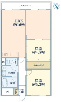 パレスハイツ京橋の間取り