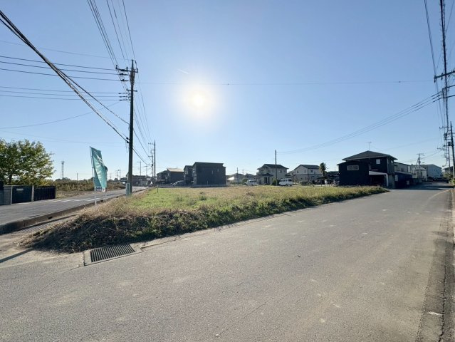 川越市菅間　建築条件なし売地　東武東上線『川越駅』バス17分　【芳野小学区】の外観