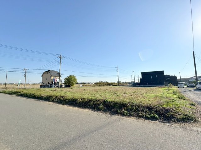 川越市菅間　建築条件なし売地　東武東上線『川越駅』バス17分　【芳野小学区】の外観