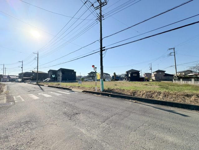 川越市菅間　建築条件なし売地　東武東上線『川越駅』バス17分　【芳野小学区】の外観