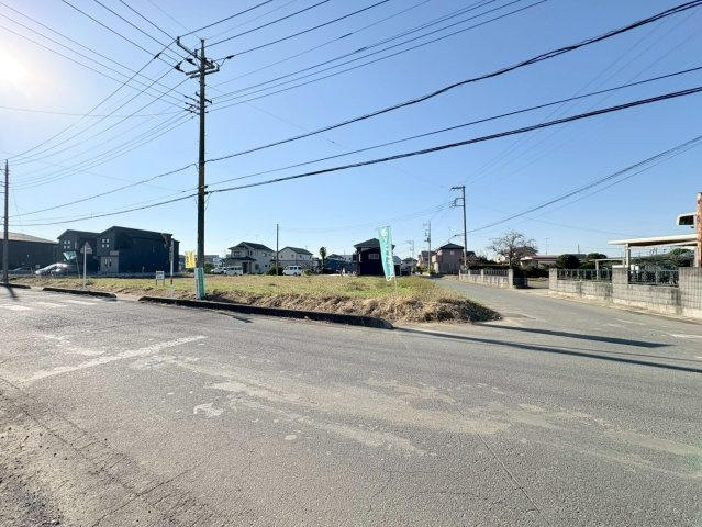 川越市菅間　建築条件なし売地　東武東上線『川越駅』バス17分　【芳野小学区】の外観