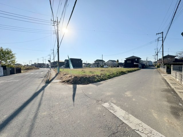 川越市菅間　建築条件なし売地　東武東上線『川越駅』バス17分　【芳野小学区】の外観