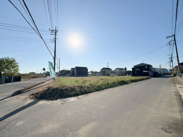 川越市菅間　建築条件なし売地　東武東上線『川越駅』バス17分　【芳野小学区】の外観