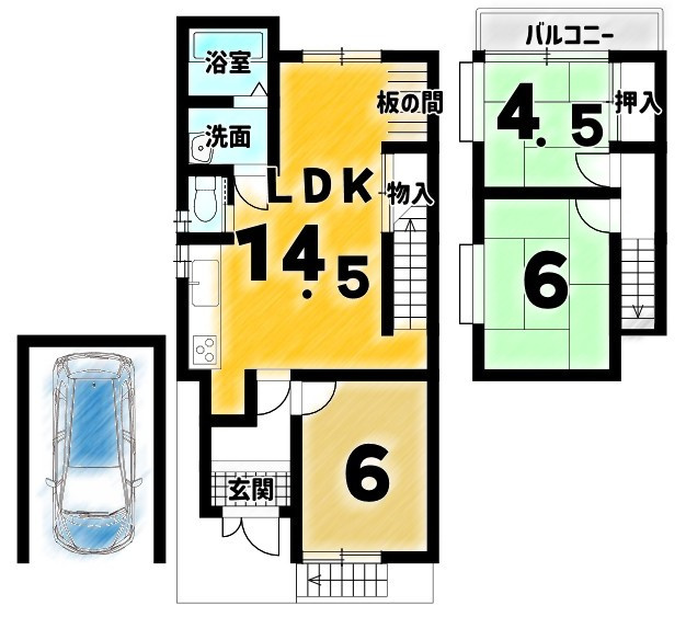 大宮一ノ井町の間取り