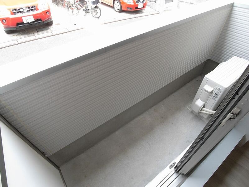 板橋区小茂根１丁目のアパートのバルコニー