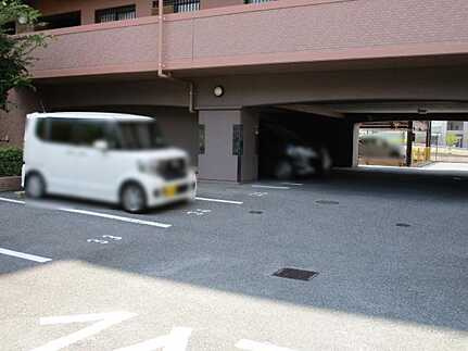 ダイアパレスリバーコート古市の駐車場