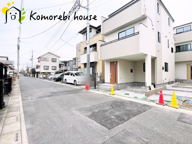 見沼区東大宮6丁目68　新築一戸建て　ハートフルタウン　Bの前面道路含む現地写真|26.2.2撮影済み