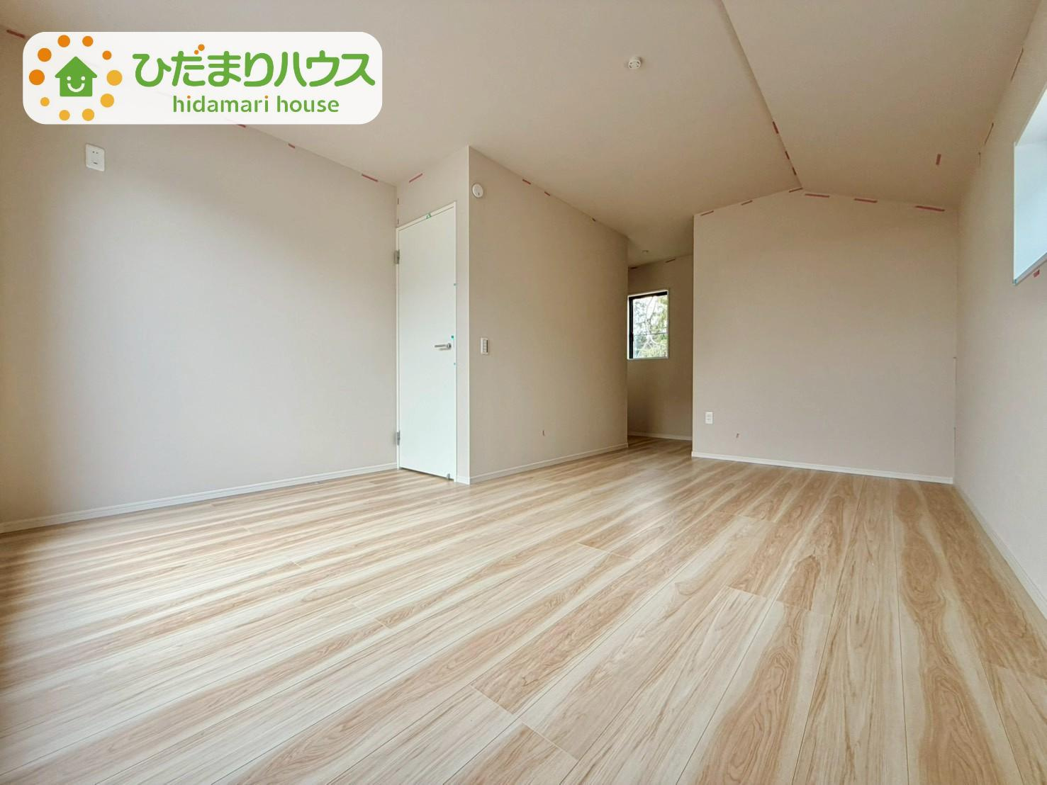 野田市山崎22期　新築戸建　1号棟の寝室|大きなベッドを置いても余裕の広さの主寝室♪♪					
