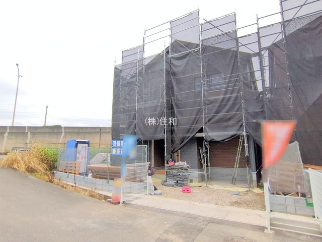 【新築分譲住宅】川越市木野目の前面道路含む現地写真