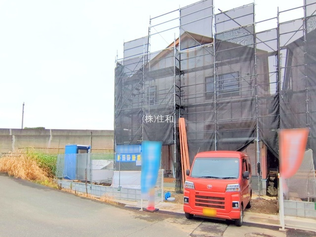 【新築分譲住宅】川越市木野目の前面道路含む現地写真