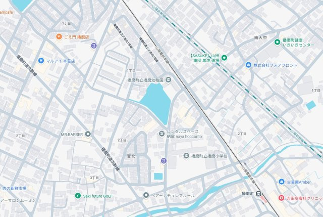 加古郡播磨町宮北　新築一戸建ての地図