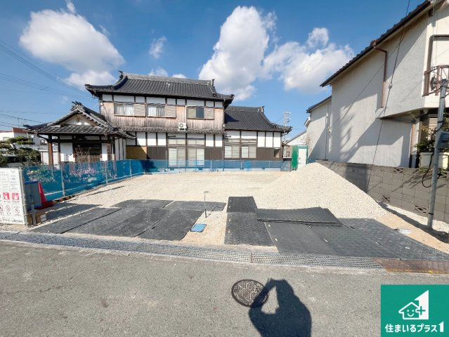 加古郡播磨町宮北　新築一戸建ての外観|現在建築中！落ち着いた街並みで新生活を始めることが出来そう！周辺の物件も併せてご紹介させて頂きます！