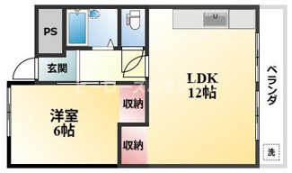 【間取り】 | セントラルコート南桜塚