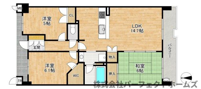 【間取り】の画像