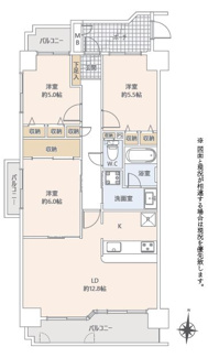 【間取り】 | 【グラン・コート白川公園】✨️仲介手数料無料✨️栄小学校・前津中学校