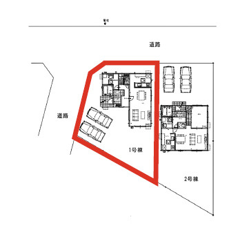 【区画図】 | 伊勢崎市今泉町1期　1号棟