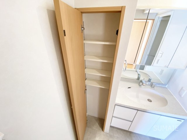LaSante浦和常盤公園の収納|洗面所にも収納あります！