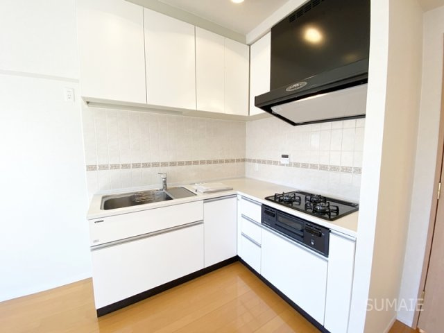 LaSante浦和常盤公園のキッチン|収納力もあるシステムです！