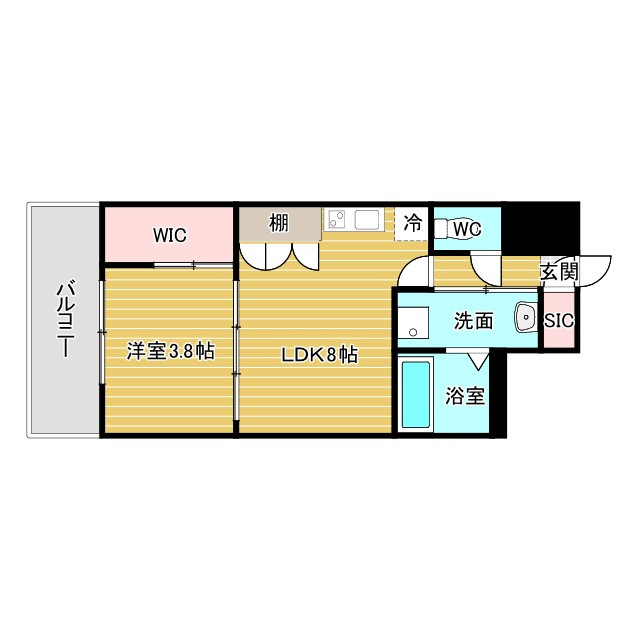 セレニテ新大阪カルムの間取り