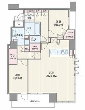北浜ミッドタワーの間取り