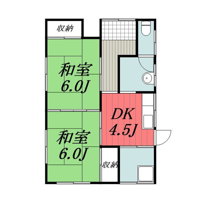 【間取り】 | 長谷部貸家　3号棟