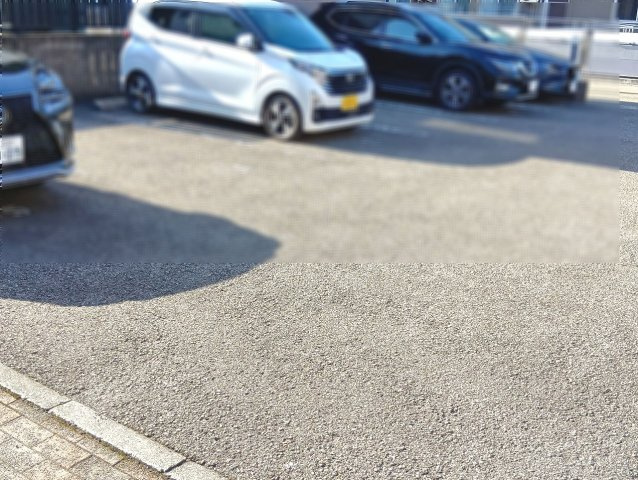 ハイツセリュー Ⅰ棟の駐車場|車をお持ちの方に嬉しい駐車場付きの物件です