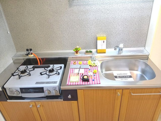ハイツセリュー Ⅰ棟のキッチン|使いやすいキッチンです