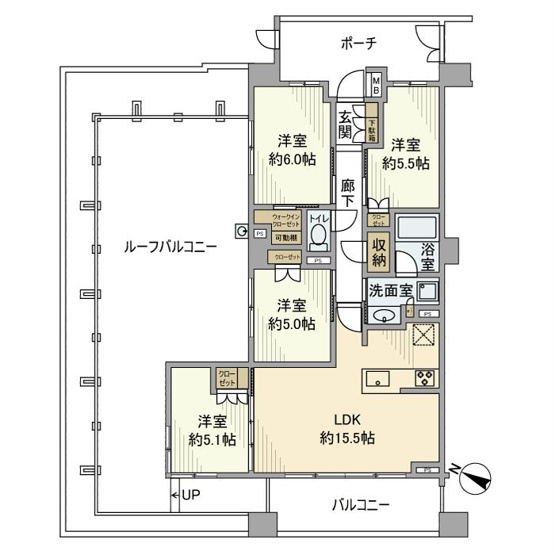 【間取り】 | ジオ・イニシア武蔵小杉