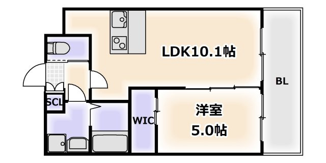 【間取り】 | プレジオ難波EURO