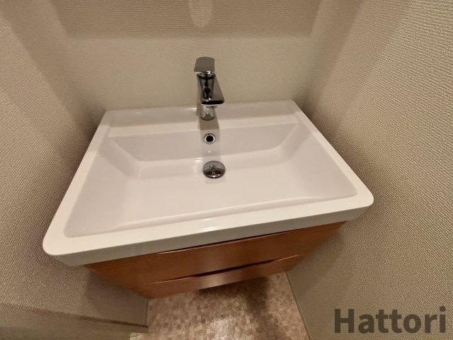 セレニテ新大阪カルムの洗面所