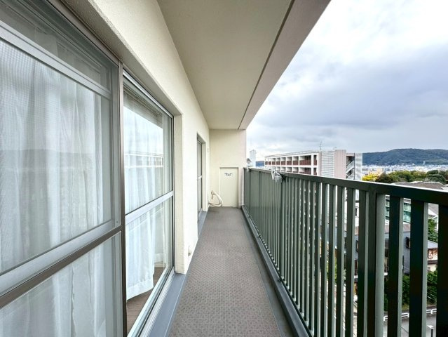 地下鉄東野駅徒歩３分の駅近マンション◆８階部分リフォーム済み３ＬＤＫ住戸◆進和山科ハイライフのバルコニー|バルコニー