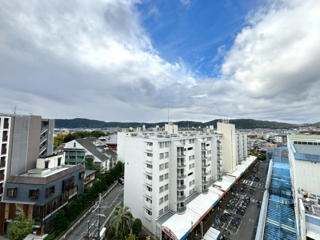 地下鉄東野駅徒歩３分の駅近マンション◆８階部分リフォーム済み３ＬＤＫ住戸◆進和山科ハイライフの展望|バルコニーからの眺望