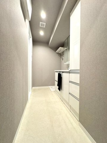 地下鉄東野駅徒歩３分の駅近マンション◆８階部分リフォーム済み３ＬＤＫ住戸◆進和山科ハイライフの洗面所|洗面室