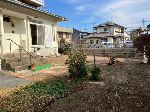 売中古住宅　水戸市河和田1丁目の庭