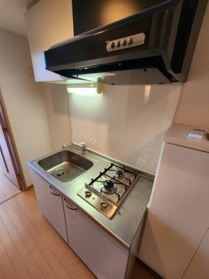 グランドパレス西院東館のキッチン|２口ガスキッチン