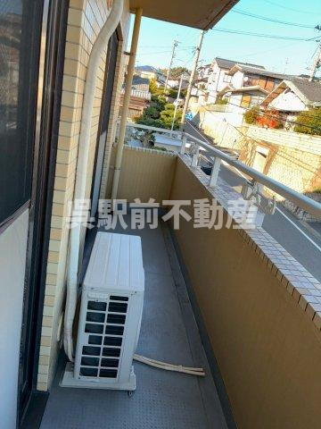 晴海コーポラスのバルコニー