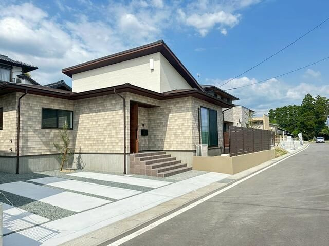 菊陽町原水　平屋戸建の駐車場