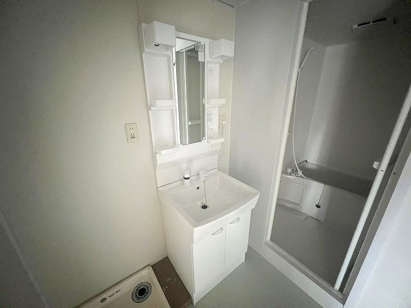 御所市大字多田の賃貸マンションの洗面所