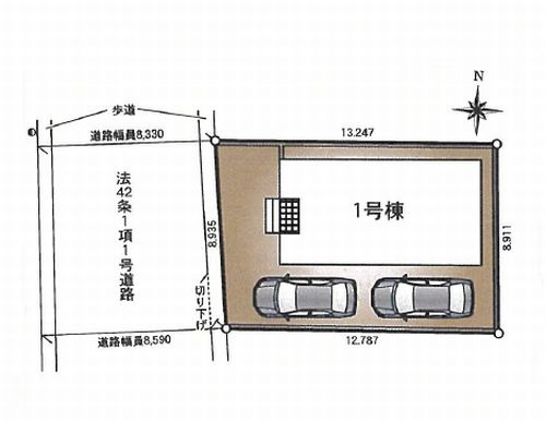 【区画図】 | 【仲介手数料０円】相模原市緑区町屋第36　新築一戸建て | 相模原市緑区町屋第36　新築一戸建て