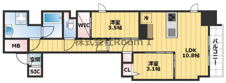 【間取り】 | アーバネックス堺筋本町