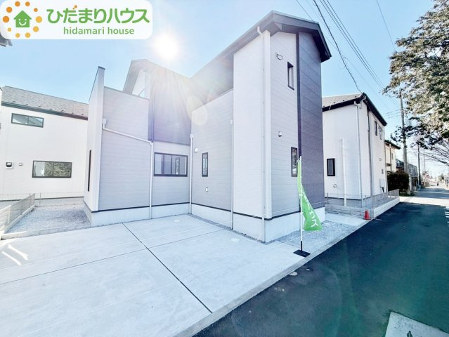 野田市山崎22期　新築戸建　2号棟の区画図|角地 ： 北西 4m 公道