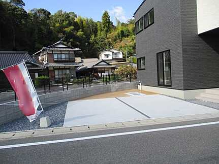 廿日市市大野下更地の駐車場