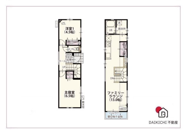 【間取り】 | 本庄市中央第3期　クライン　新築戸建　全1棟　1号棟