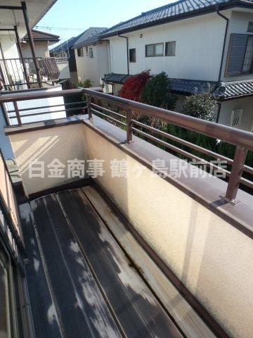 川越市川鶴中古戸建のバルコニー